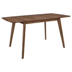 Alfredo Dining Room Set Natural Walnut and Grey - 108080-S5