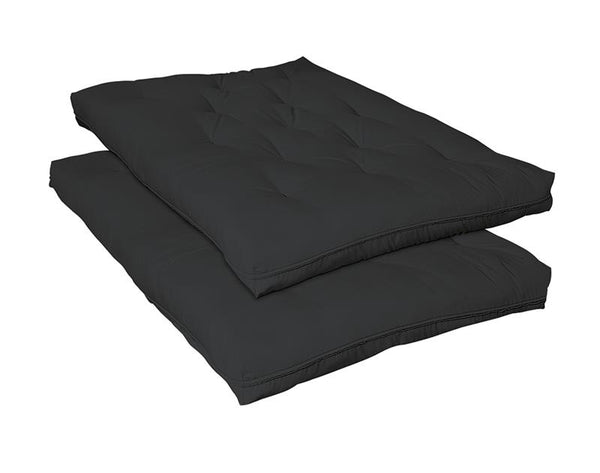 7.5" Deluxe Innerspring Futon Pad Black - 2005IS