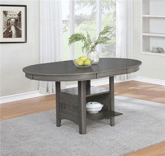 Lavon Dining Table with Storage Medium Grey - 108211