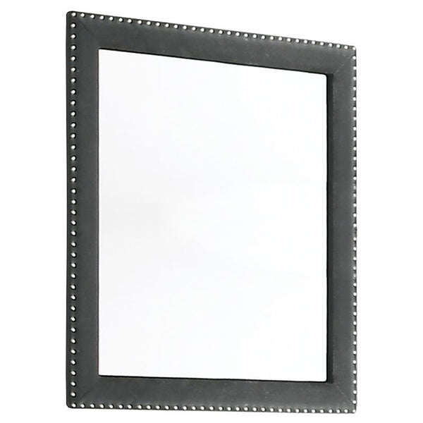Melody Upholstered Dresser Mirror Grey - 223384