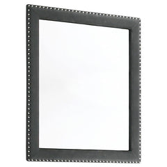 Melody Upholstered Dresser Mirror Grey - 223384