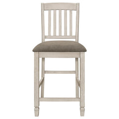 Sarasota 5-piece Counter Height Dining Set with Drop Leaf Nutmeg and Rustic Cream - 192818-S5