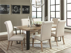 Salem Upholstered Side Chairs Rustic Smoke and Grey (Set of 2) - 190152