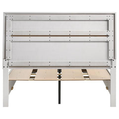 Miranda Wood Full Storage Panel Bed White - 205111F