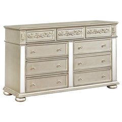 Heidi 4-piece Queen Bedroom Set Metallic Platinum - 222731Q-S4