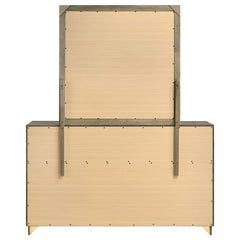 Janine 6-drawer Dresser with Mirror Grey - 223553M