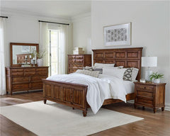 Avenue 5-piece Eastern King Bedroom Set Weathered Brown - 223031KE-S5