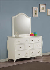 Dominique 7-drawer Dresser with Mirror Cream White - 400563M