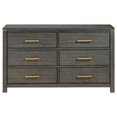 Kieran 6-drawer Dresser Grey - 224743