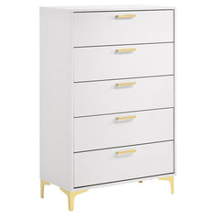 Kendall 5-piece Queen Bedroom Set White - 224401Q-S5