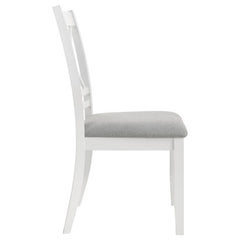 Hollis Cross Back Wood Dining Side Chair White (Set of 2) - 122242