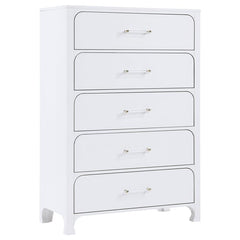 Anastasia 5-piece Queen Bedroom Set Pearl White - 224751Q-S5