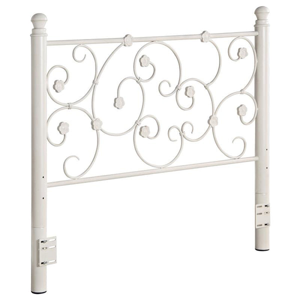Chelsea Metal Queen or Full Open Frame Headboard White - 300185QF