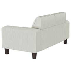 Deerhurst Upholstered Track Arm Tufted Loveseat Beige - 509648