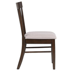 Everton Slat Back Dining Side Chair Walnut (Set of 2) - 108892