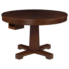 Marietta 5-piece Game Table Set Tobacco and Tan - 100171-S5