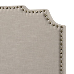 Tamarac Upholstered Eastern King Panel Bed Beige - 310061KE
