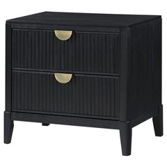 Brookmead 2-drawer Nightstand Black - 224712