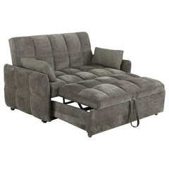 Cotswold Upholstered Convertible Sleeper Sofa Bed Dark Grey - 508308