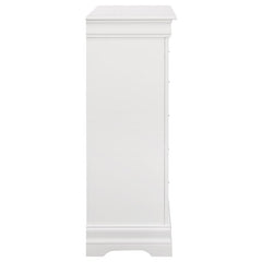 Louis Philippe 5-drawer Chest White - 204695
