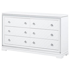 Eleanor 6-drawer Dresser White - 223563