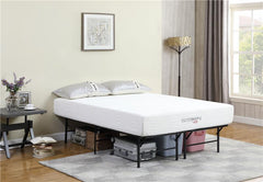 Mabel Metal Queen Mattress Support Platform Bed Black - 305957Q