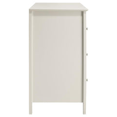 Selena 6-drawer Dresser Cream White - 400233
