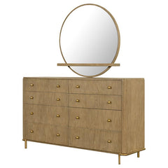 Arini 8-drawer Dresser with Mirror Sand Wash - 224303M
