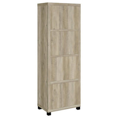 Sachin 3-shelf Engineered Wood Media Tower Distressed Pine - 707746