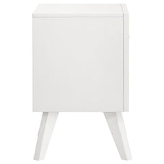 Janelle 2-drawer Nightstand White - 223652