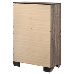 Kauffman 5-drawer Chest Washed Taupe - 204195
