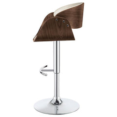 Dana Adjustable Bar Stool Ecru and Chrome - 104966