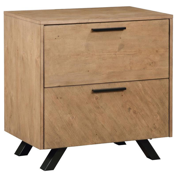 Taylor 2-drawer Nightstand Light Honey Brown - 223422
