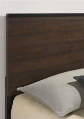 Edmonton Wood California King Panel Bed Rustic Tobacco - 204351KW