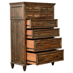 Avenue 8-drawer Bedroom Chest Weathered Burnished Brown - 223035