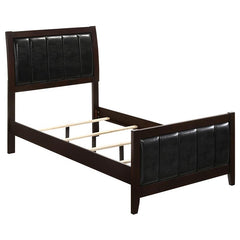 Carlton 4-piece Twin Bedroom Set Cappuccino - 202091T-S4