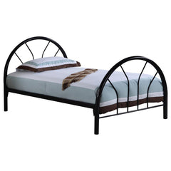 Marjorie Metal Twin Open Frame Bed Black - 2389B