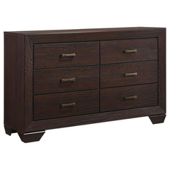 Dorian 4-piece California King Bedroom Set Dark Cocoa - 300762KW-S4