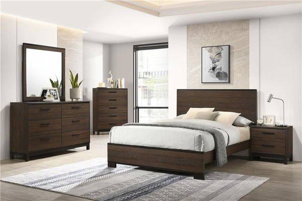 Edmonton 2-drawer Nightstand Rustic Tobacco - 204352