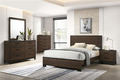 Edmonton 5-piece Queen Bedroom Set Rustic Tobacco - 204351Q-S5