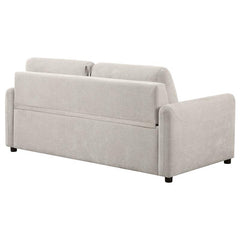 Rylie Upholstered Sofa Sleeper with Queen Mattress Beige - 360027