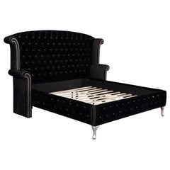 Deanna 5-piece Eastern King Bedroom Set Black - 206101KE-S5