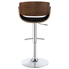Dana Adjustable Bar Stool Black and Chrome - 104965