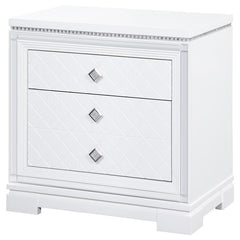 Eleanor 2-drawer Nightstand White - 223562
