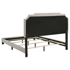 Tamarac Upholstered Eastern King Panel Bed Beige - 310061KE