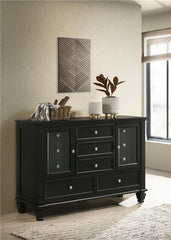 Sandy Beach 11-drawer Dresser Black - 201323