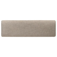 Bridget Upholstered Dining Bench Stone Brown and Charcoal Sandthrough - 108223
