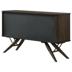 Wes 2-door Rectangular Server Dark Walnut - 115275
