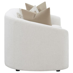 Rainn 2-piece Boucle Upholstered Sloped Arm Sofa Set Latte - 509171-S2