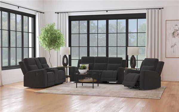 Brentwood Upholstered Recliner Chair Black - 610286